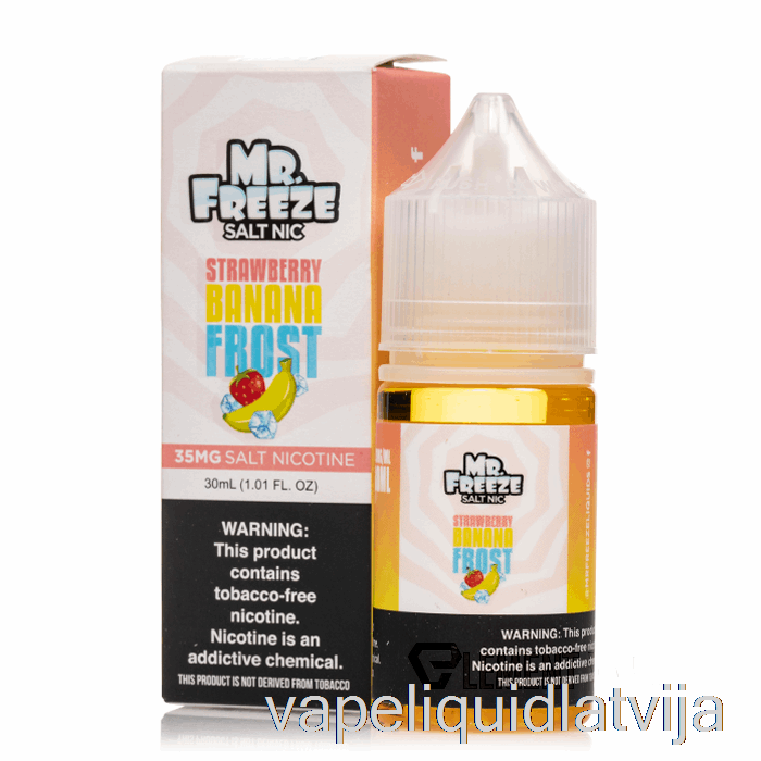 Zemeņu Banānu Sals - Mr Saldēti Sāļi - 30 Ml 35 Mg Vape šķidrums